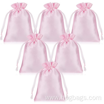 Satin Gift Bags with Drawstring Jewelry Silk Pouch